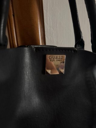 Borsa Guess mini tote nera
