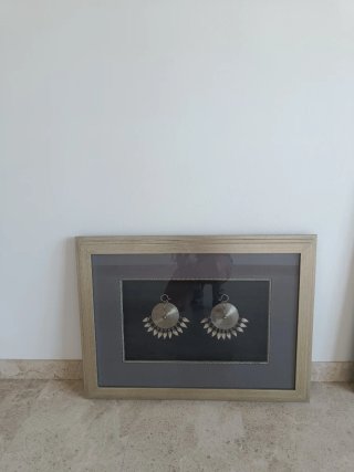 Cuadros decorativos marco plata