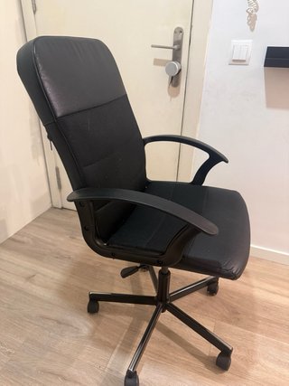 Silla de escritorio Ikea negra