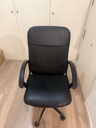 Silla de escritorio Ikea negra