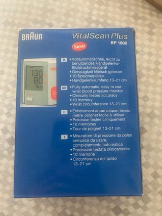 Tensiometro Braun VitalScan Plus BP 1600