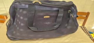 Bolso de viaje Carlton azul y gris