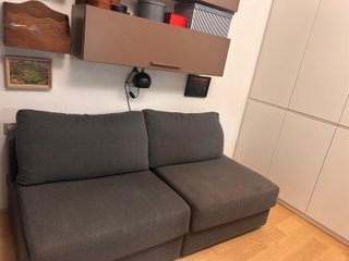 Sofá cama doble modular – 2 camas individuales 80