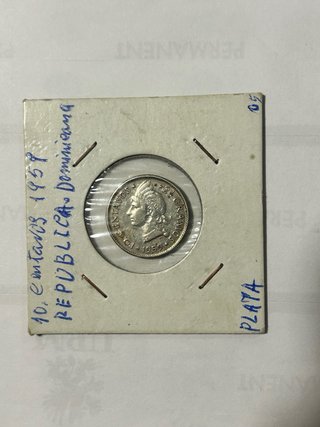 Lote 2 Monedas Plata 900 Sin Circular