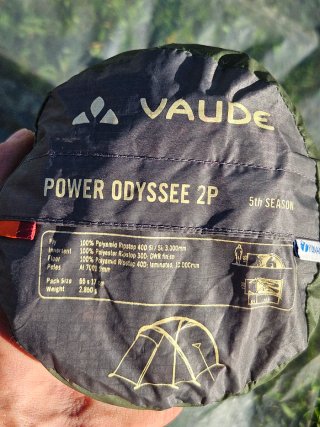 Tienda Vaude Power Odyssee 2P 5 estaciones