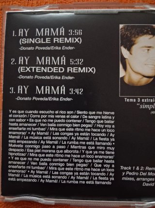 3 CDs Singles Chayanne