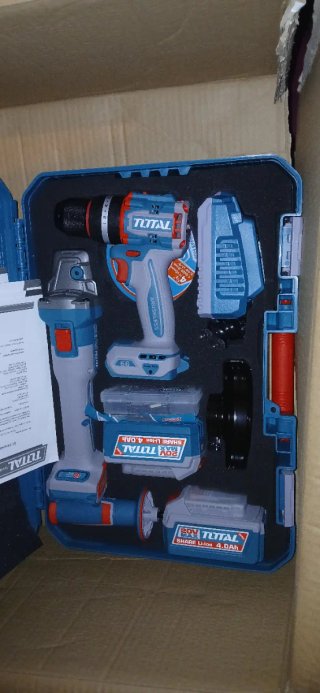 Taladro y Radial Total 20V