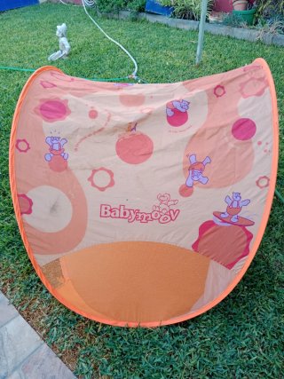 Tienda de playa pop-up 120cm de ancha 90de fondo