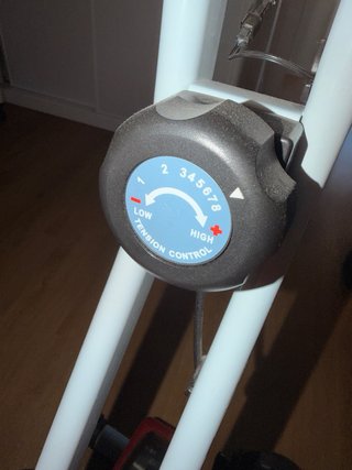 Bicicleta Estática Plegable con Respaldo