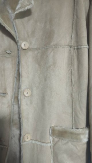 Abrigo largo beige