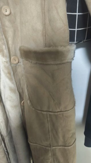 Abrigo largo beige