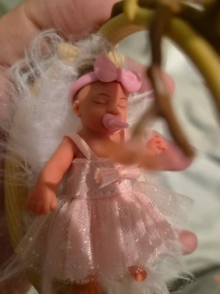Muñeca Bebé Zuru Cestita Rosa
