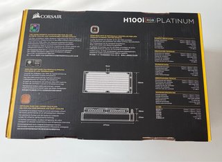 Corsair H100i RGB PLATINUM Dissipatore Liquido