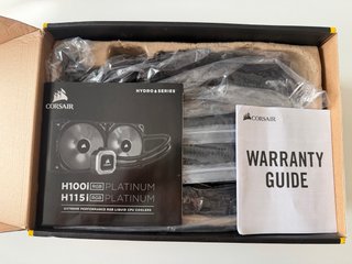 Corsair H100i RGB PLATINUM Dissipatore Liquido