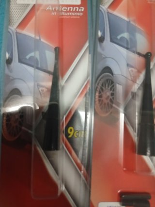 4 Antenas Alumínio 9cm Carro