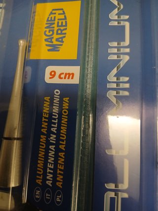 4 Antenas Alumínio 9cm Carro
