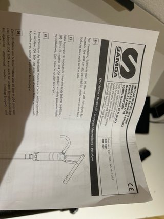 Pompa manuale per trasferimento