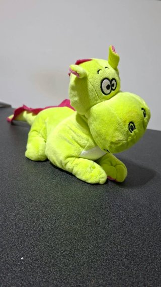 Peluche Draghetto Verde e Rosa