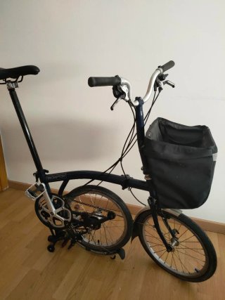 Bicicleta Plegable Brompton Azul 2018