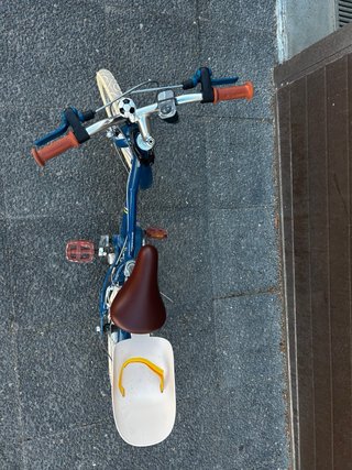 Bicicleta infantil azul btwin