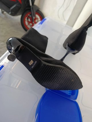 Botines calcetín negros