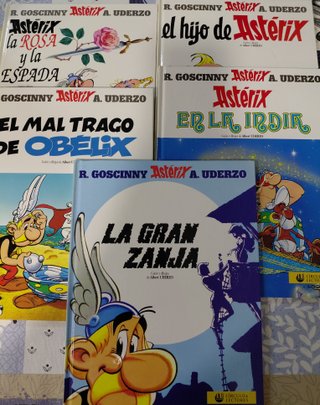 5 Comics Asterix y Obelix