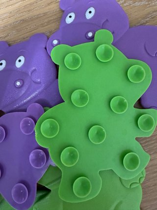 Antideslizantes Bañera Infantil Hipopótamo