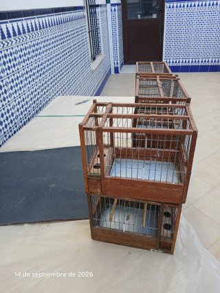 Jaulas de canto y cría hechas a mano