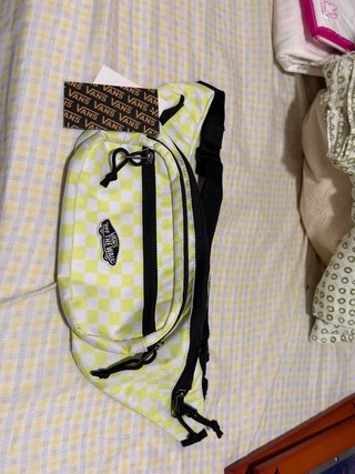 Riñonera Vans Checkerboard Amarillo