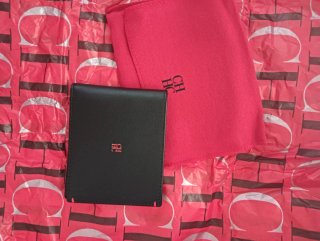 Cartera Carolina Herrera Negra y Roja