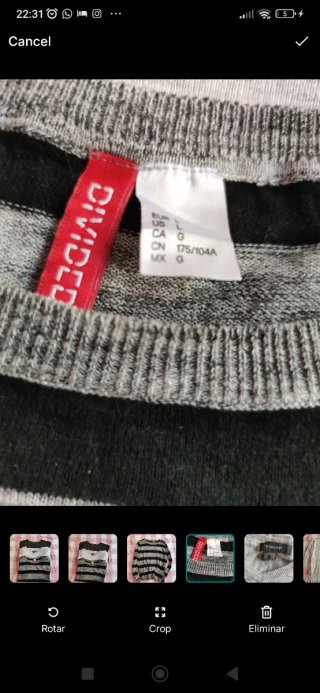 3 jerséis finos punto H&M y Primark Talla L