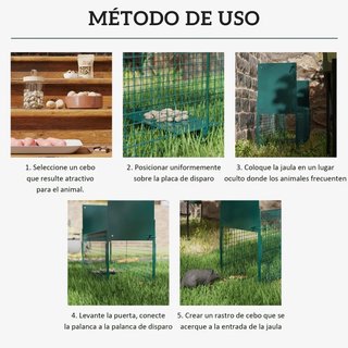 Jaula animales vivos 100x25x28 cm