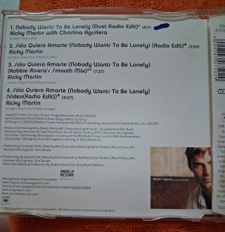 CD Ricky Martin con Christina Aguilera