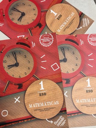 Matemáticas 1 ESO. Nuevos sin estrenar. 3 libros