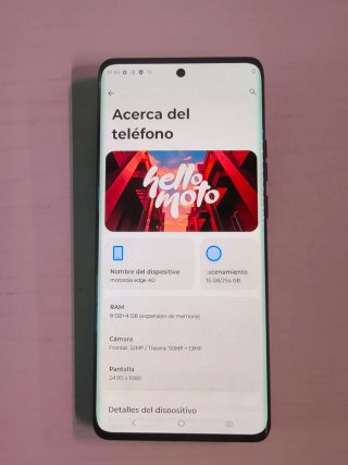 Motorola Edge 40 Negro Multicolor