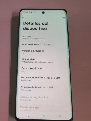Motorola Edge 40 Negro Multicolor