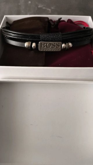 Pulsera Hombre Hugo Boss color negro