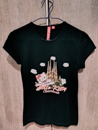 Camiseta Hello Kitty Barcelona Talla S