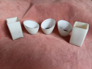 5 tulipas o pantallas de lámpara