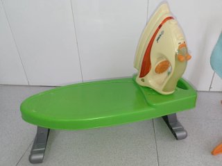 Juegue plancha y tendedero