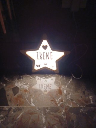 Luz estrella personalizada IRENE