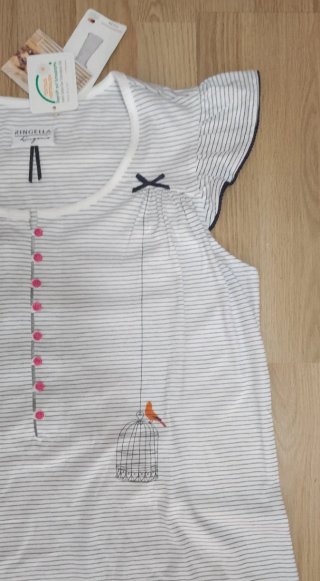 Camisón Ringella T/36 Algodón Rayas
