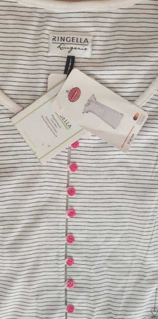 Camisón Ringella T/36 Algodón Rayas
