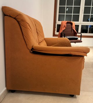 Regalo Sofá de 2 plazas mostaza
