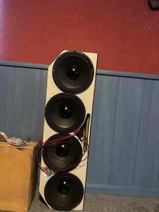 Car audio Cajon de doble subwoofer de 15”
