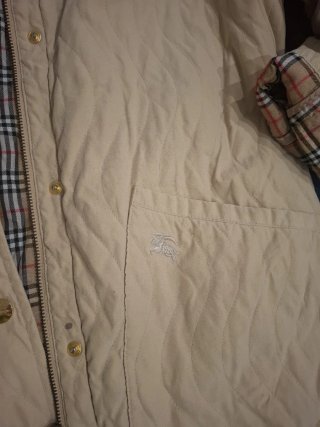 Chaqueta Burberry Beige Cuadros