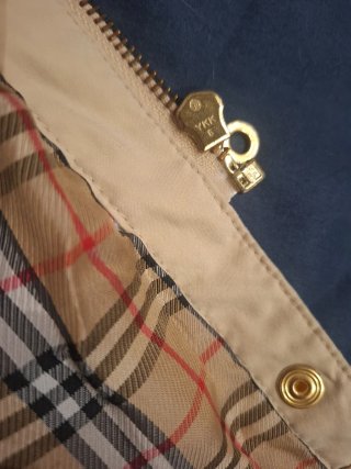 Chaqueta Burberry Beige Cuadros