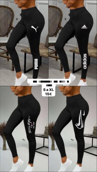 Leggings Licra Elásticos Varios Diseños Talla S-XL