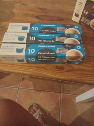 Cápsulas de café Continente Descafeinado 60uds
