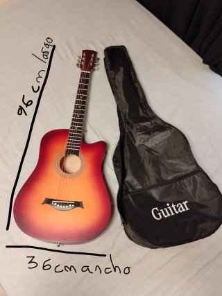 Guitarra Acústica con Funda